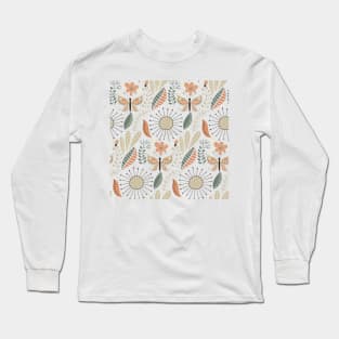 Vintage flower garden Long Sleeve T-Shirt